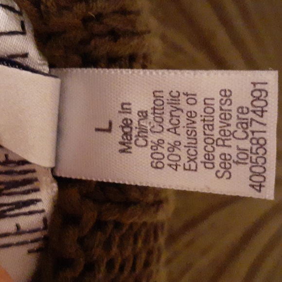 Jennifer Lopez green sweater dress/tunic size Large - Picture 7 of 10